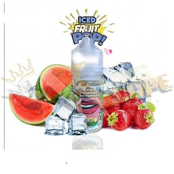 ICE STRAWBERRY WATERMELON SALT BY POP VAPORS
